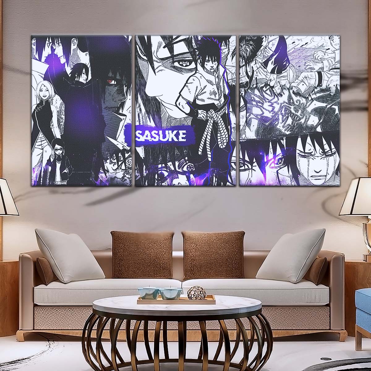 Naruto Wall Art - OP5045 - Sasuke Uchiha - Naruto Poster - Naruto Canvas