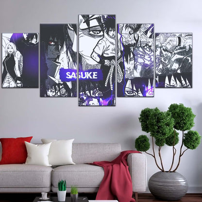 Naruto Wall Art - OP5045 - Sasuke Uchiha - Naruto Poster - Naruto Canvas