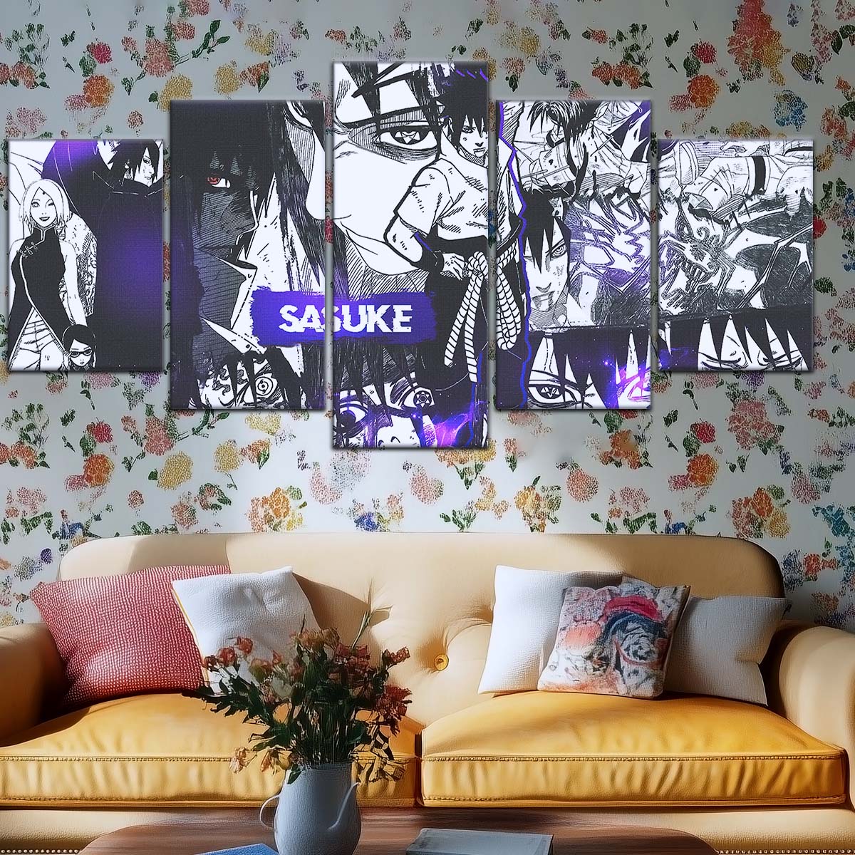 Naruto Wall Art - OP5045 - Sasuke Uchiha - Naruto Poster - Naruto Canvas
