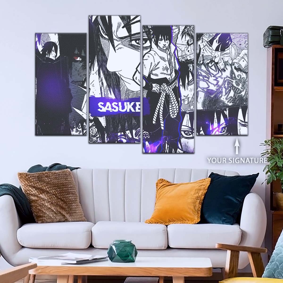 Naruto Wall Art - OP5045 - Sasuke Uchiha - Naruto Poster - Naruto Canvas