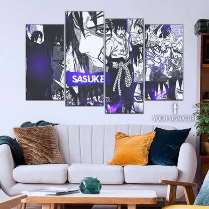 Naruto Wall Art - OP5045 - Sasuke Uchiha - Naruto Poster - Naruto Canvas