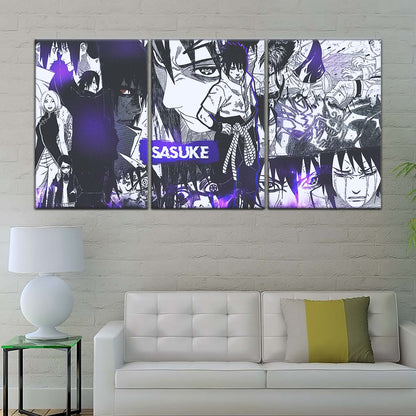 Naruto Wall Art - OP5045 - Sasuke Uchiha - Naruto Poster - Naruto Canvas