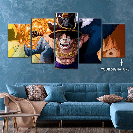 One Piece Canvas Wall Art - OP5013 - Gear Fourth Luffy Unleashed
