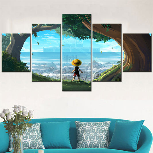 One Piece Canvas Wall Art - OP5154 - Monkey D. Luffy