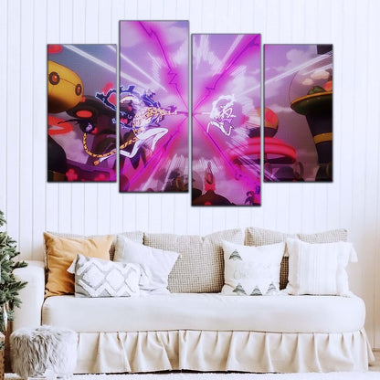 One Piece Wall Art - OP5001 - Monkey D. Luffy Gear 5 Vs Rob Lucci - One Piece Poster - One Piece Canvas