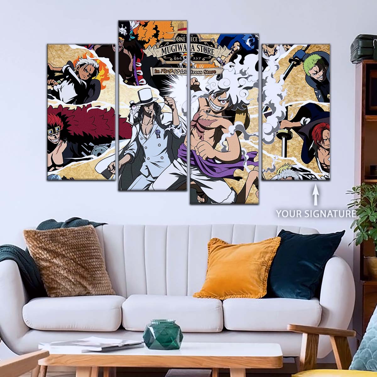 One Piece Wall Art - OP5006 - Monkey D. Luffy Gear 5 - One Piece Poster - One Piece Canvas