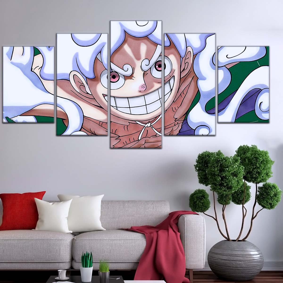 One Piece Wall Art - OP5007 - Monkey D. Luffy Gear 5 - One Piece Poster - One Piece Canvas
