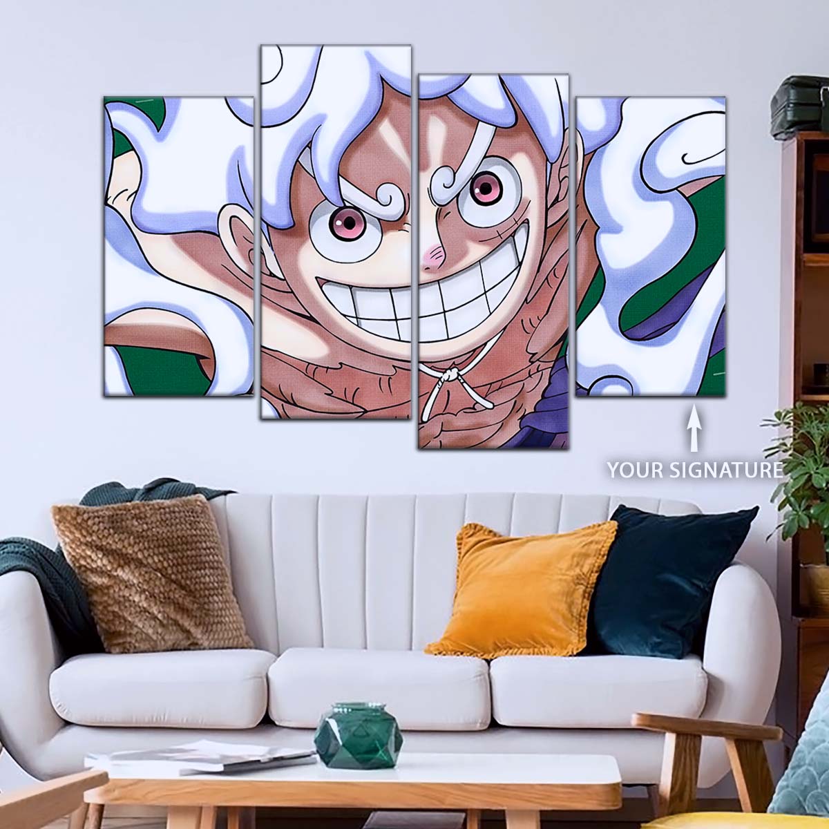 One Piece Wall Art - OP5007 - Monkey D. Luffy Gear 5 - One Piece Poster - One Piece Canvas