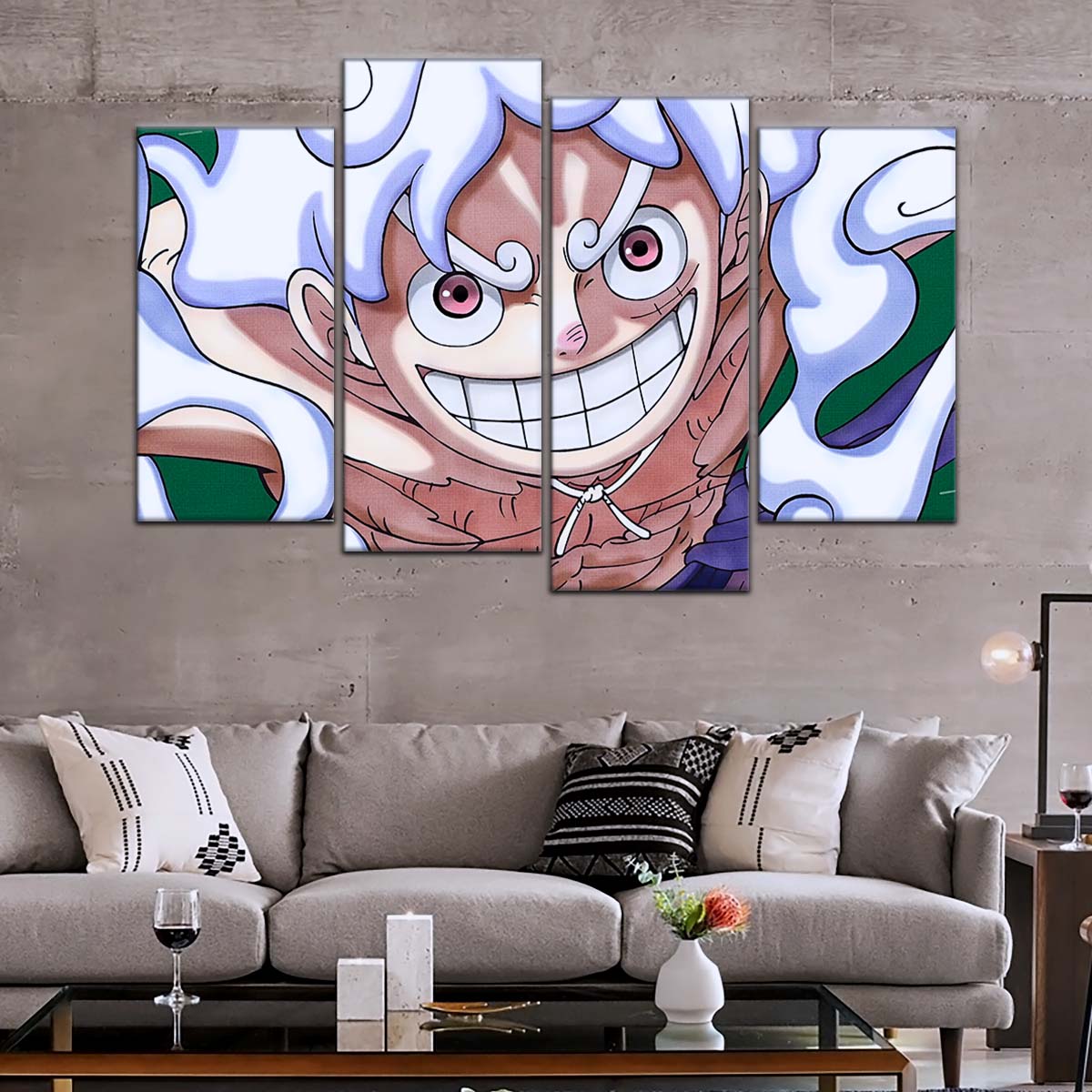 One Piece Wall Art - OP5007 - Monkey D. Luffy Gear 5 - One Piece Poster - One Piece Canvas