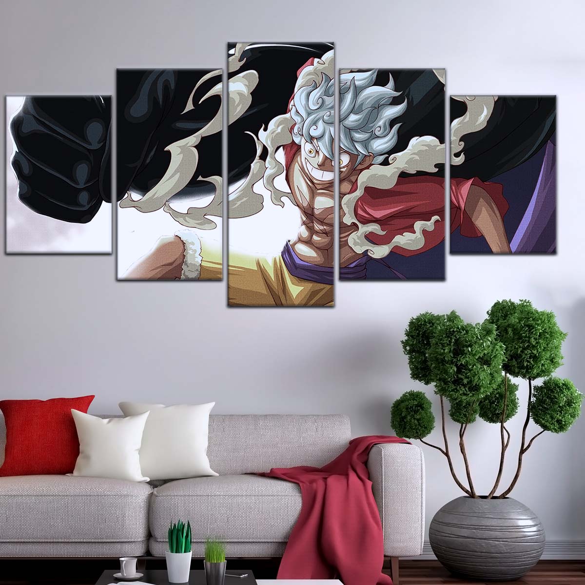 One Piece Wall Art - OP5010 - Monkey D. Luffy Gear 5 - One Piece Poster - One Piece Canvas