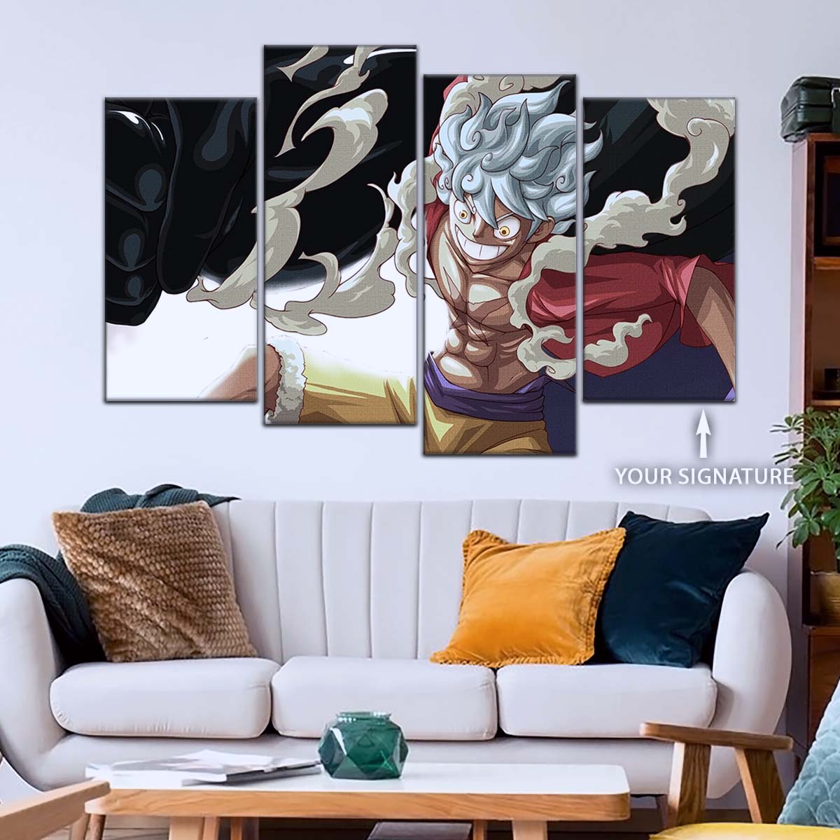 One Piece Wall Art - OP5010 - Monkey D. Luffy Gear 5 - One Piece Poster - One Piece Canvas