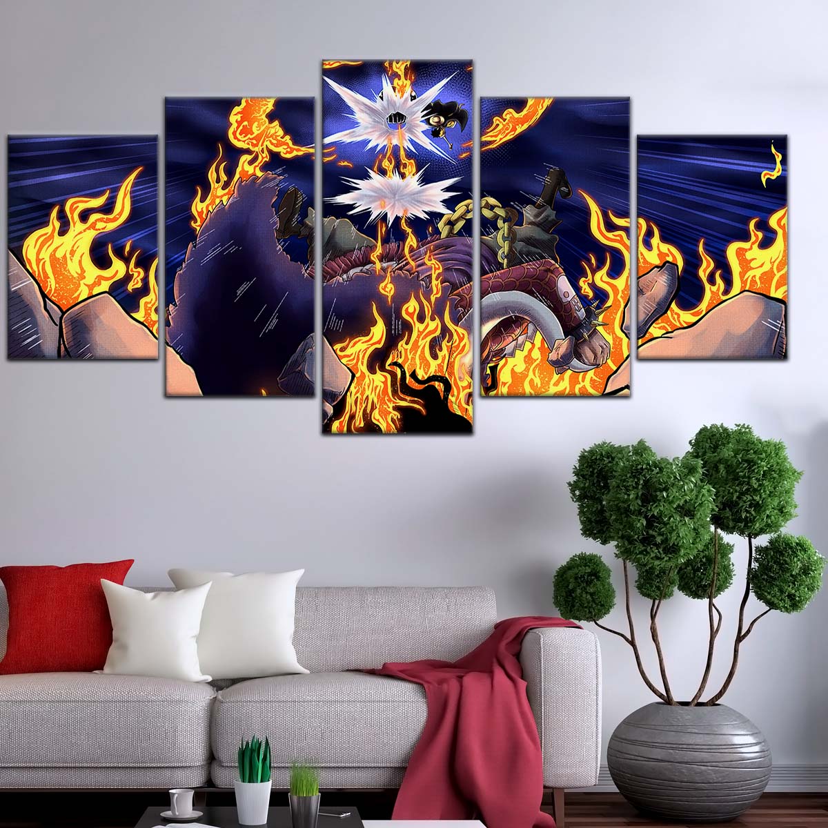 One Piece Wall Art - OP5012 - Monkey D. Luffy - One Piece Poster - One Piece Canvas