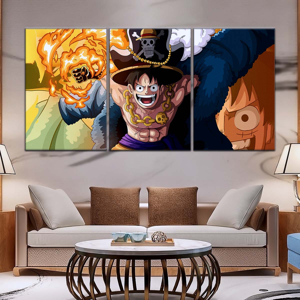One Piece Wall Art - OP5013 - Monkey D. Luffy - One Piece Poster - One Piece Canvas