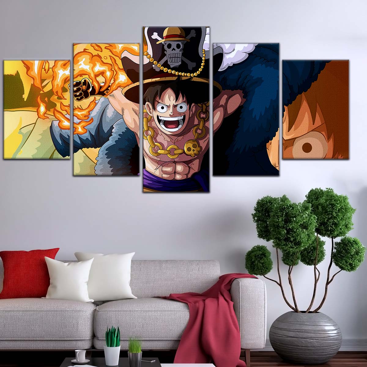 One Piece Wall Art - OP5013 - Monkey D. Luffy - One Piece Poster - One Piece Canvas