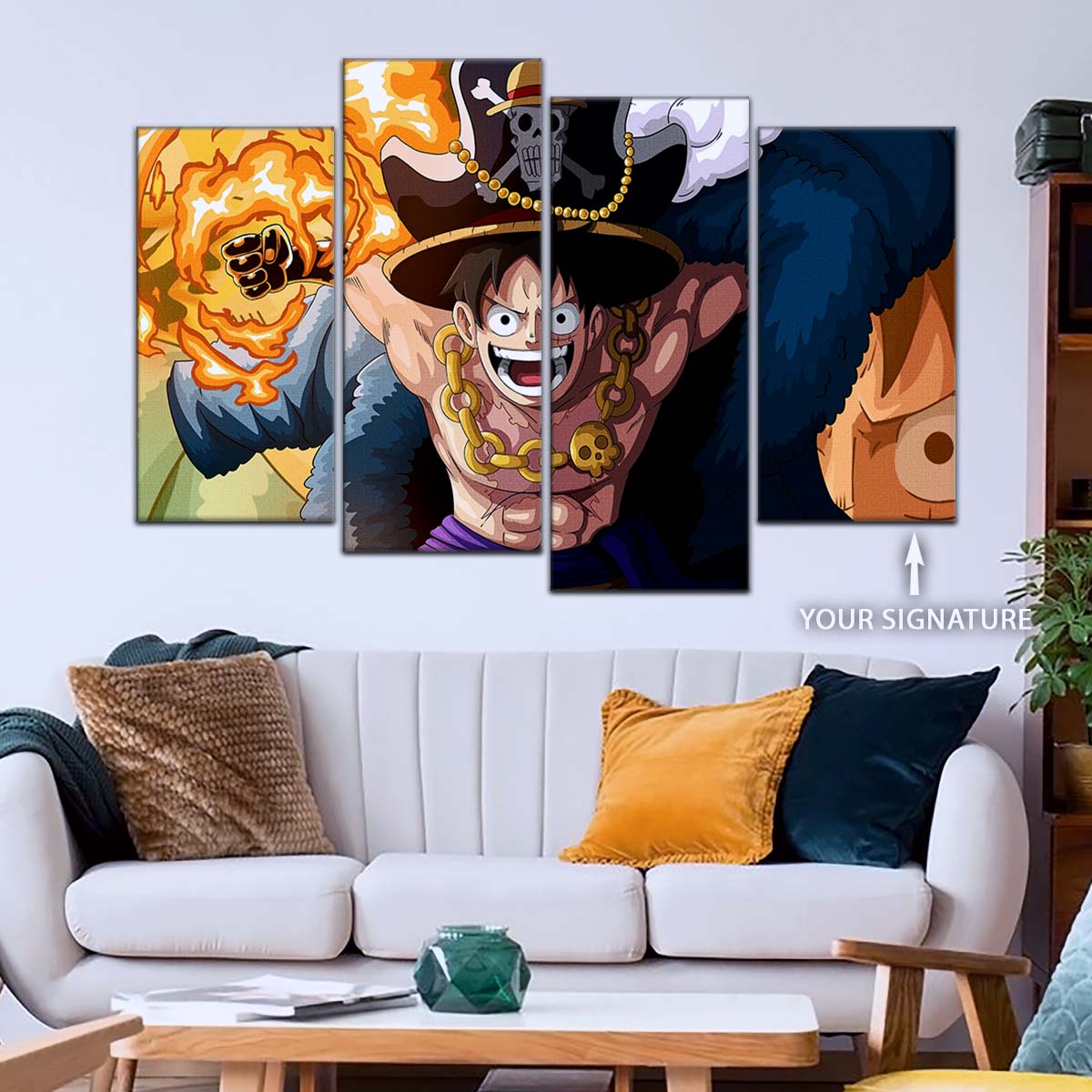 One Piece Wall Art - OP5013 - Monkey D. Luffy - One Piece Poster - One Piece Canvas
