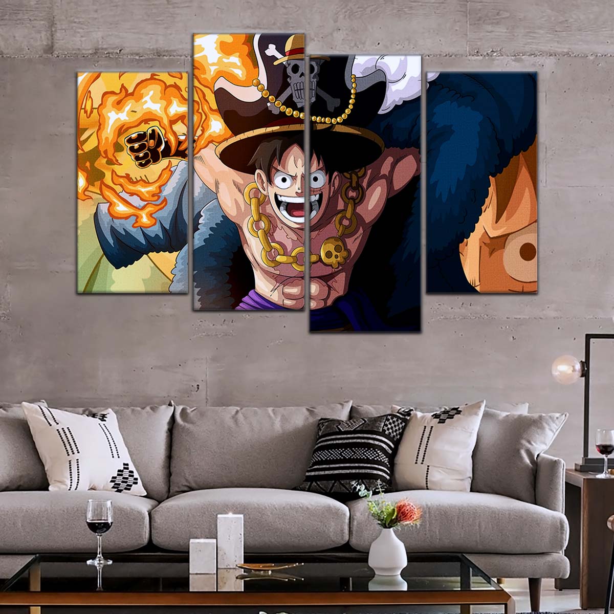 One Piece Wall Art - OP5013 - Monkey D. Luffy - One Piece Poster - One Piece Canvas