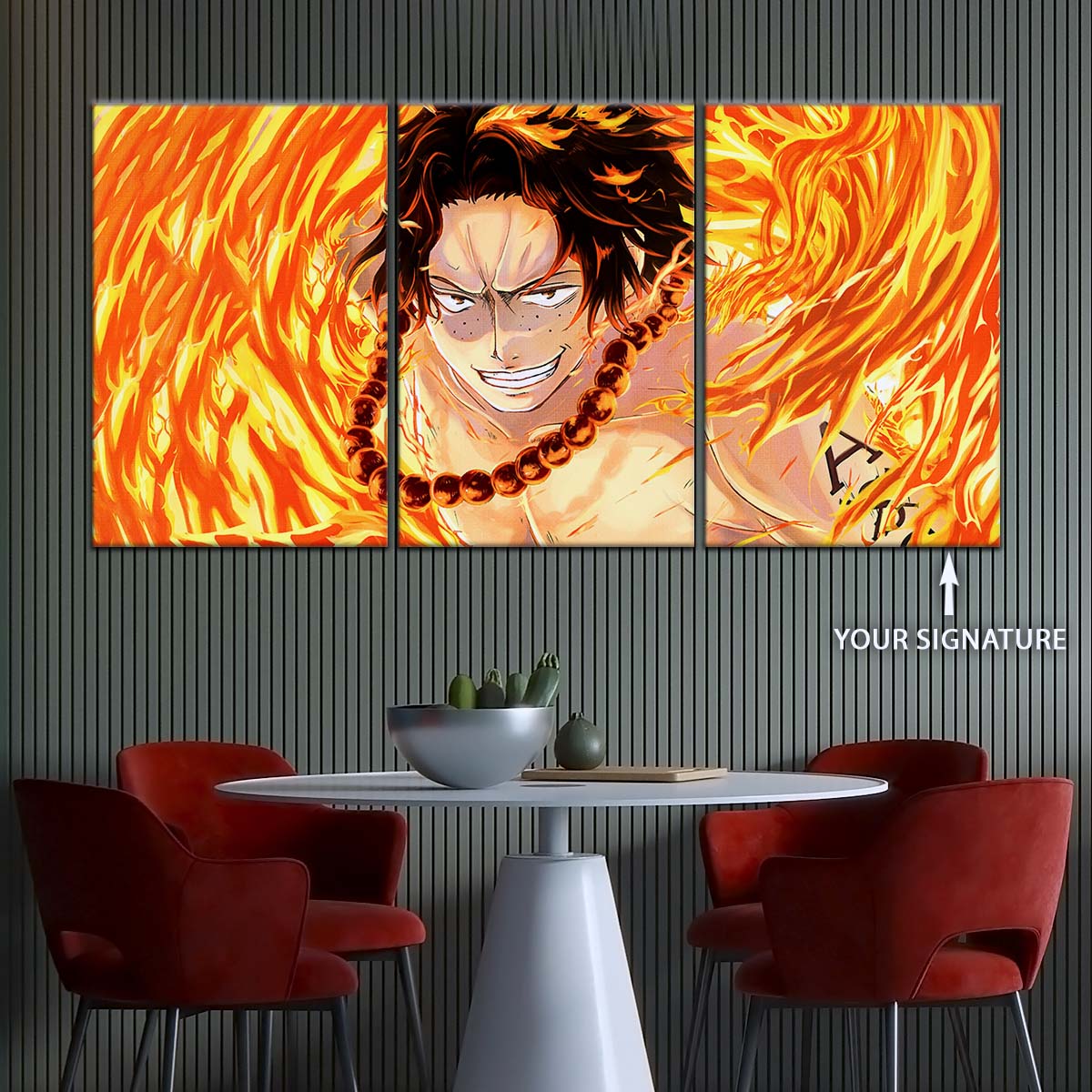 One Piece Wall Art - OP5015 - Portgas D. Ace - One Piece Poster - One Piece Canvas