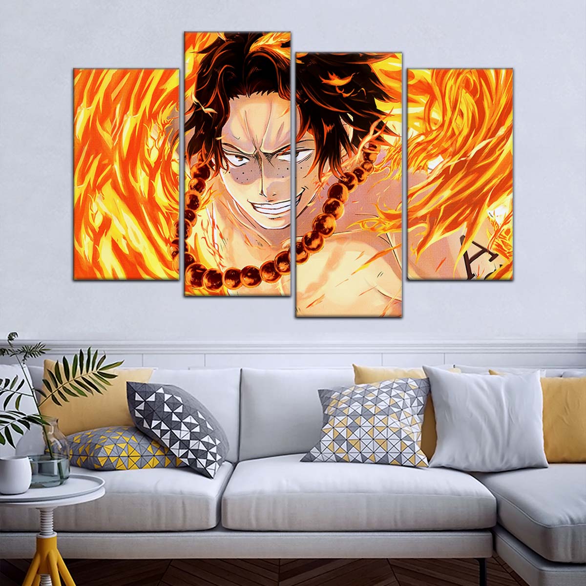 One Piece Wall Art - OP5015 - Portgas D. Ace - One Piece Poster - One Piece Canvas