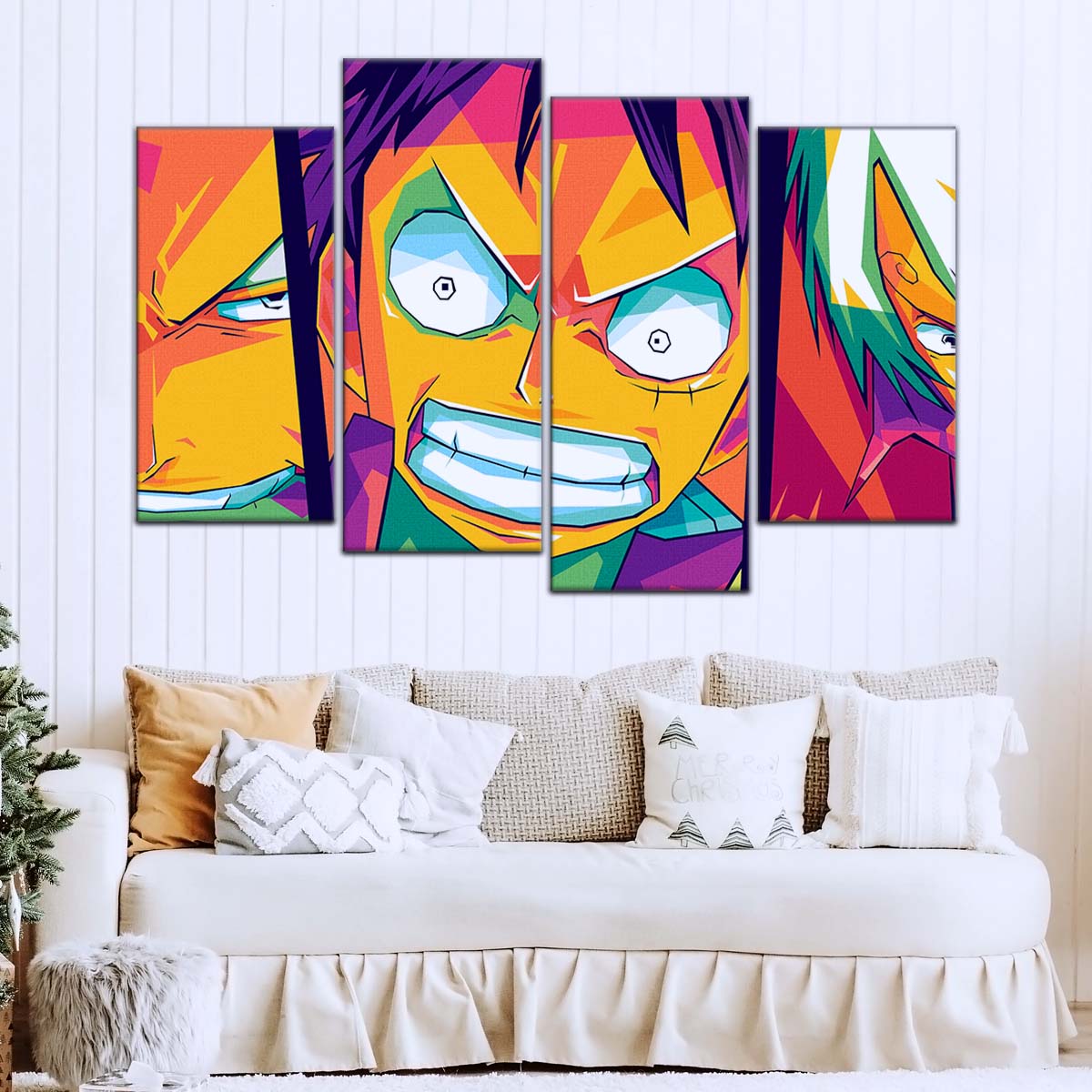One Piece Wall Art - OP5016 - Sanji - Monkey D. Luffy - Roronoa Zoro - One Piece Poster - One Piece Canvas