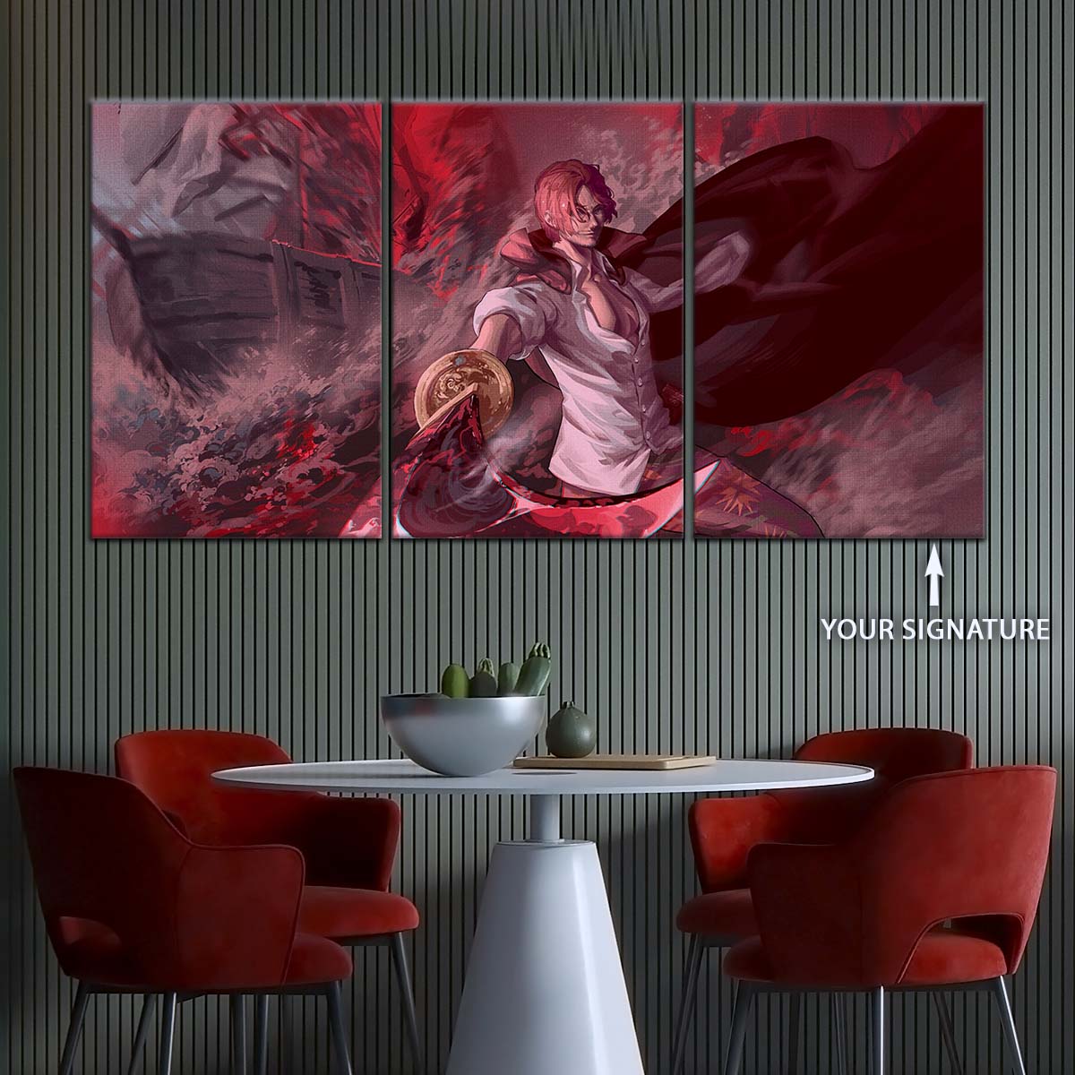 One Piece Wall Art - OP5017 - Shanks - One Piece Poster - One Piece Canvas