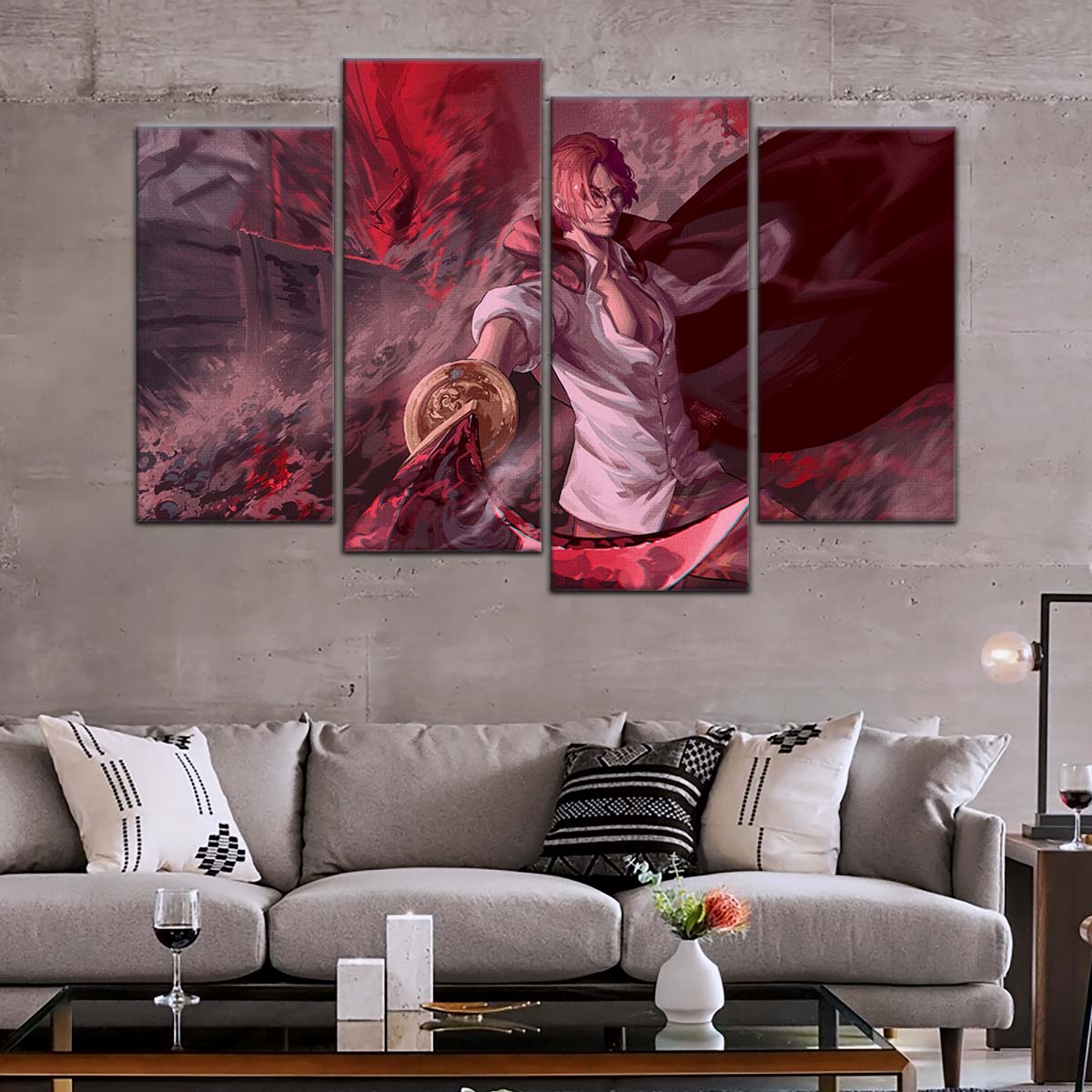 One Piece Wall Art - OP5017 - Shanks - One Piece Poster - One Piece Canvas