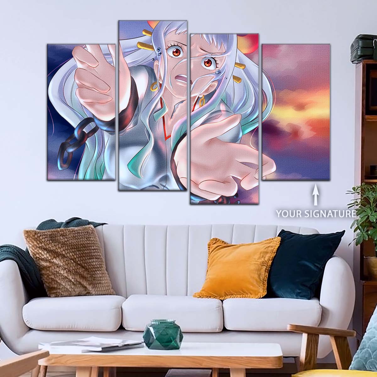 One Piece Wall Art - OP5019 - Yamato - One Piece Poster - One Piece Canvas
