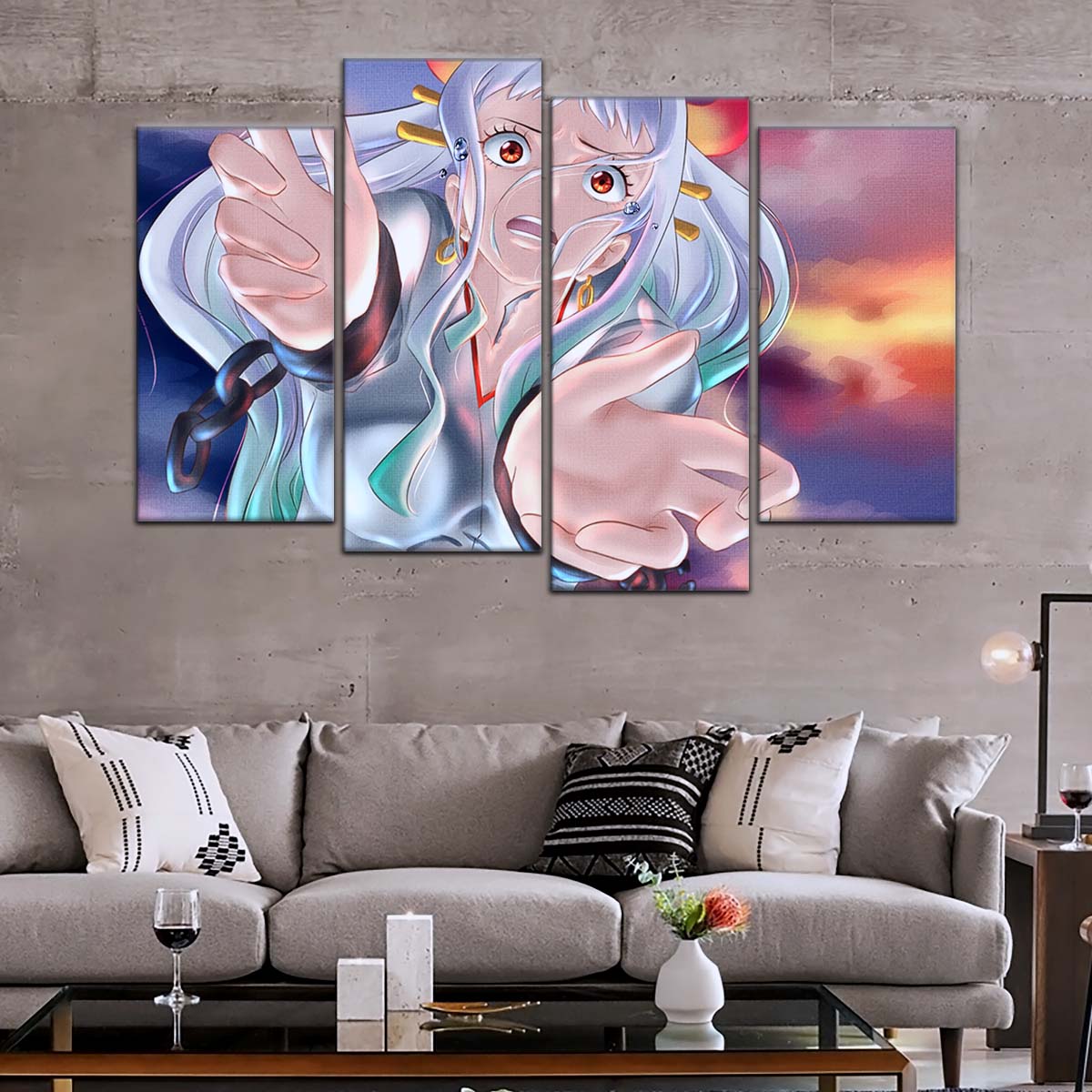 One Piece Wall Art - OP5019 - Yamato - One Piece Poster - One Piece Canvas