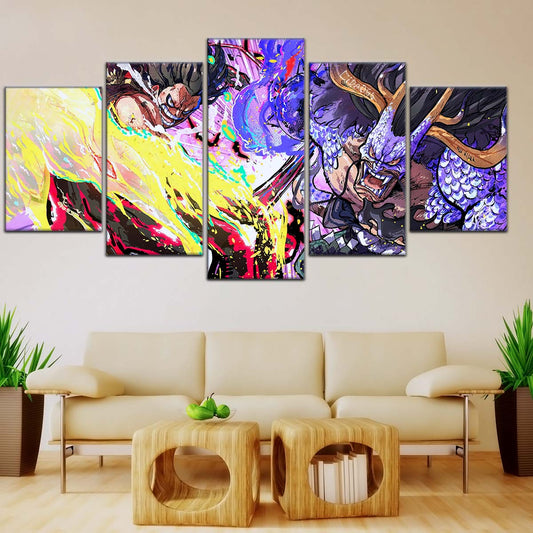 One Piece Wall Art - OP5022 - Monkey D. Luffy Gear Fourth Kaido - One Piece Poster - One Piece Canvas