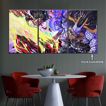 One Piece Wall Art - OP5022 - Monkey D. Luffy Gear Fourth Kaido - One Piece Poster - One Piece Canvas