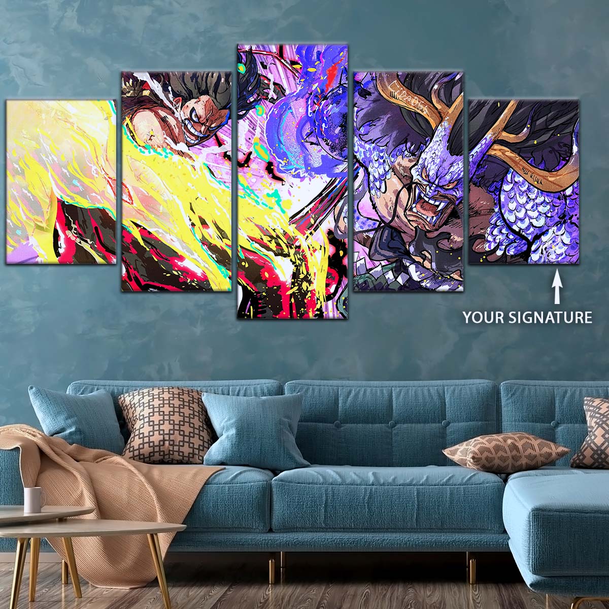 One Piece Wall Art - OP5022 - Monkey D. Luffy Gear Fourth Kaido - One Piece Poster - One Piece Canvas