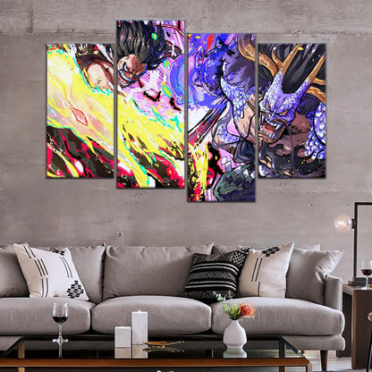 One Piece Wall Art - OP5022 - Monkey D. Luffy Gear Fourth Kaido - One Piece Poster - One Piece Canvas