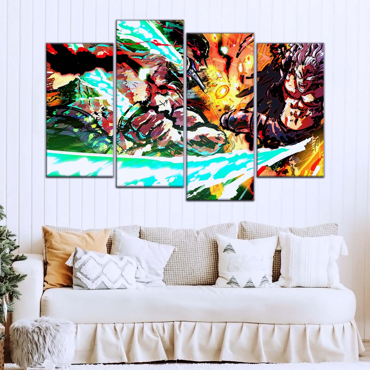 One Piece Wall Art - OP5023 - Roronoa Zoro vs King - One Piece Poster - One Piece Canvas