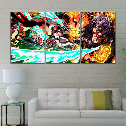 One Piece Wall Art - OP5023 - Roronoa Zoro vs King - One Piece Poster - One Piece Canvas