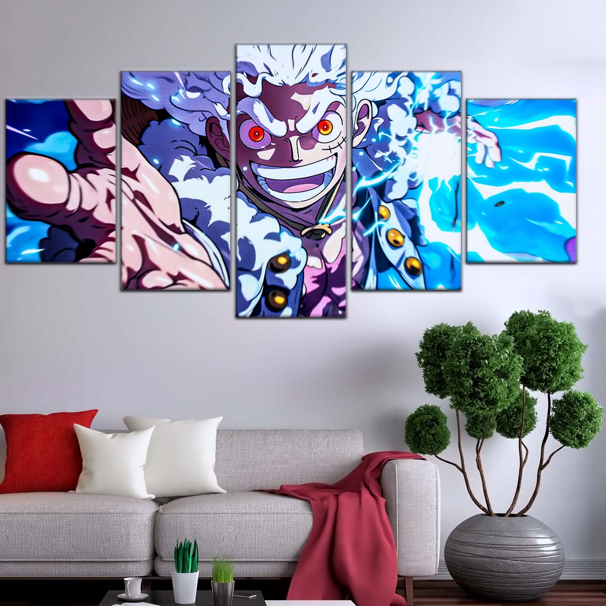 One Piece Wall Art - OP5024 - Monkey D. Luffy Gear 5 - One Piece Poster - One Piece Canvas