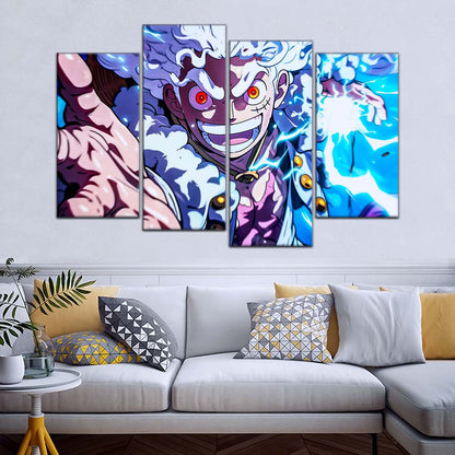 One Piece Wall Art - OP5024 - Monkey D. Luffy Gear 5 - One Piece Poster - One Piece Canvas