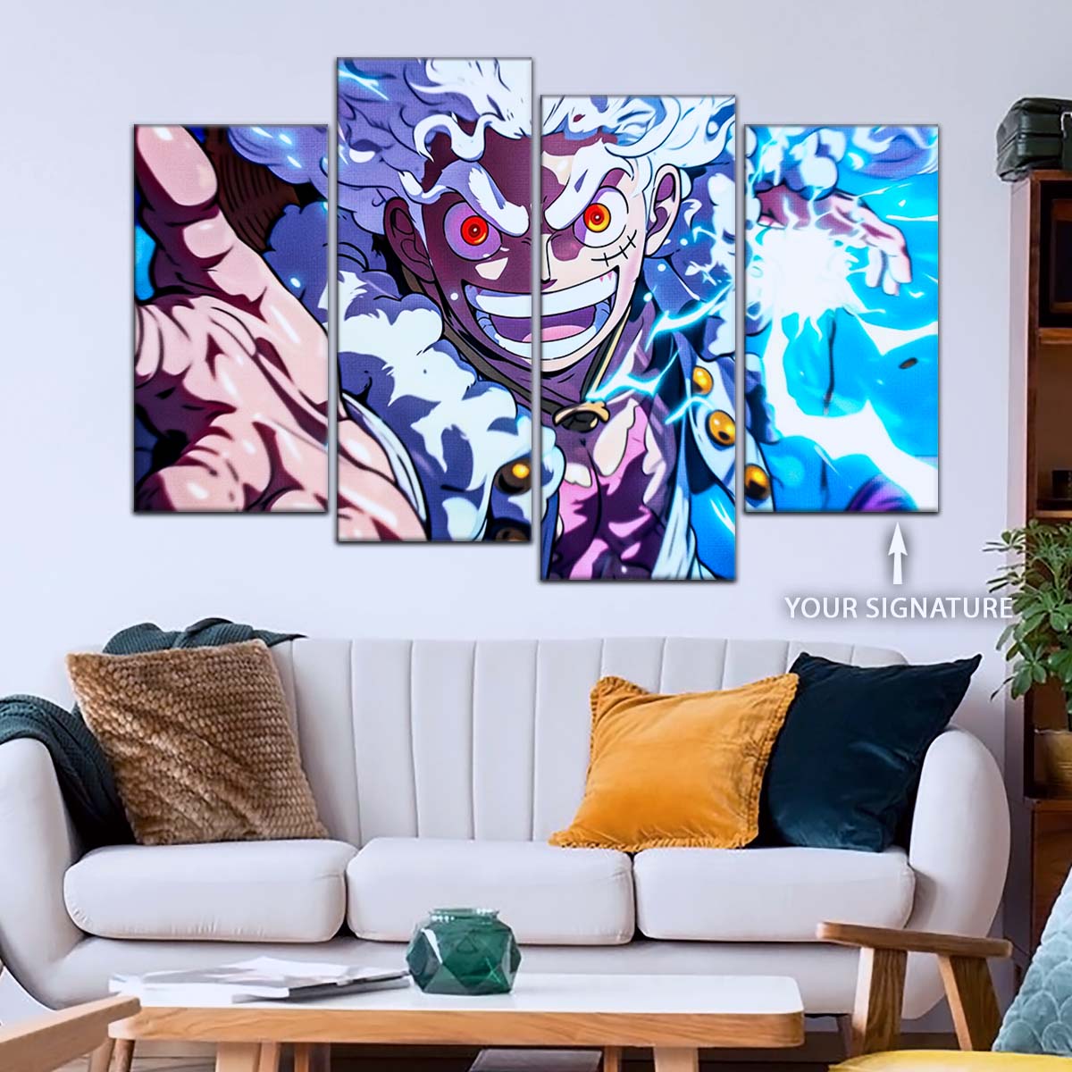 One Piece Wall Art - OP5024 - Monkey D. Luffy Gear 5 - One Piece Poster - One Piece Canvas