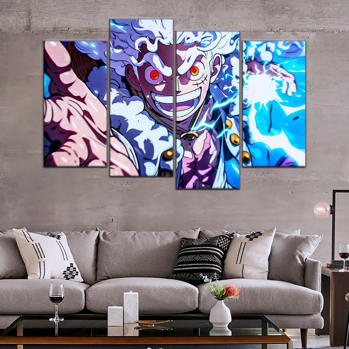 One Piece Wall Art - OP5024 - Monkey D. Luffy Gear 5 - One Piece Poster - One Piece Canvas