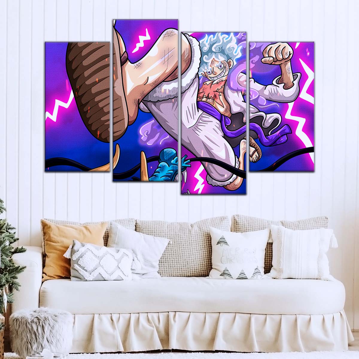 One Piece Wall Art - OP5027 - Monkey D. Luffy Vs Kaido - One Piece Poster - One Piece Canvas