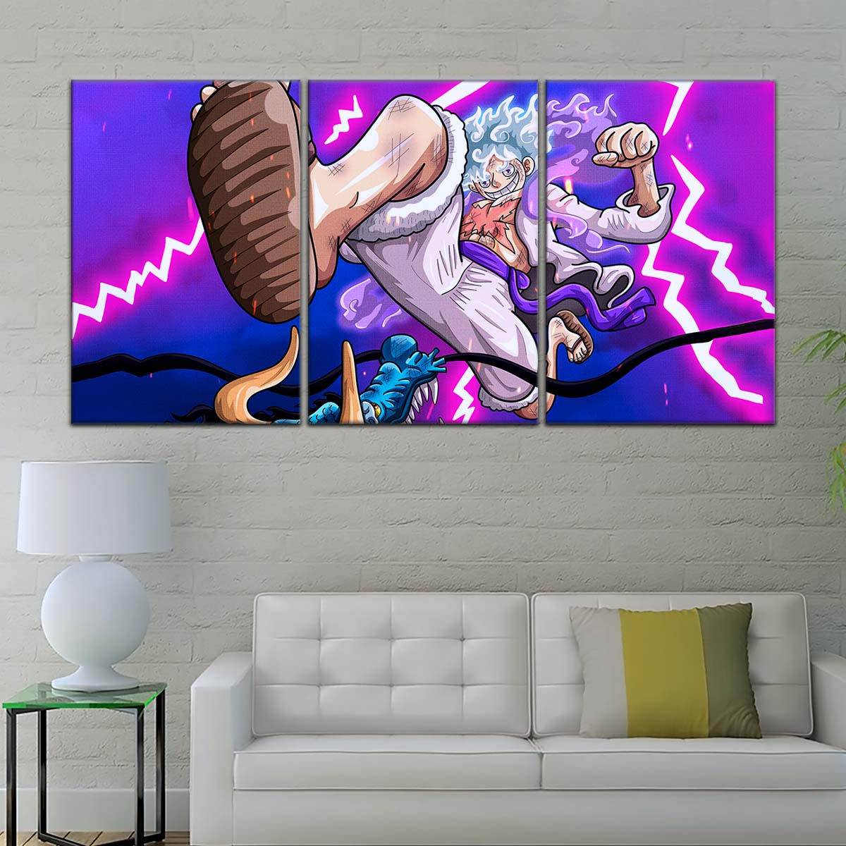 One Piece Wall Art - OP5027 - Monkey D. Luffy Vs Kaido - One Piece Poster - One Piece Canvas