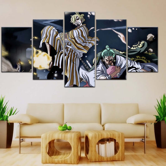 One Piece Wall Art - OP5028 - Toko - Sanji - Roronoa Zoro - One Piece Poster - One Piece Canvas