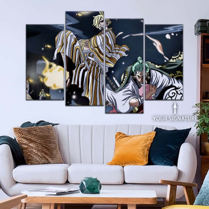 One Piece Wall Art - OP5028 - Toko - Sanji - Roronoa Zoro - One Piece Poster - One Piece Canvas