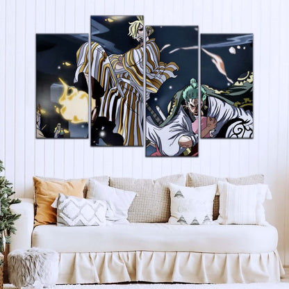 One Piece Wall Art - OP5028 - Toko - Sanji - Roronoa Zoro - One Piece Poster - One Piece Canvas