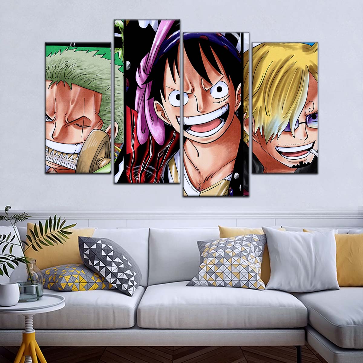 One Piece Wall Art - OP5029 - Monkey D. Luffy - Roronoa Zoro - Sanji - One Piece Poster - One Piece Canvas