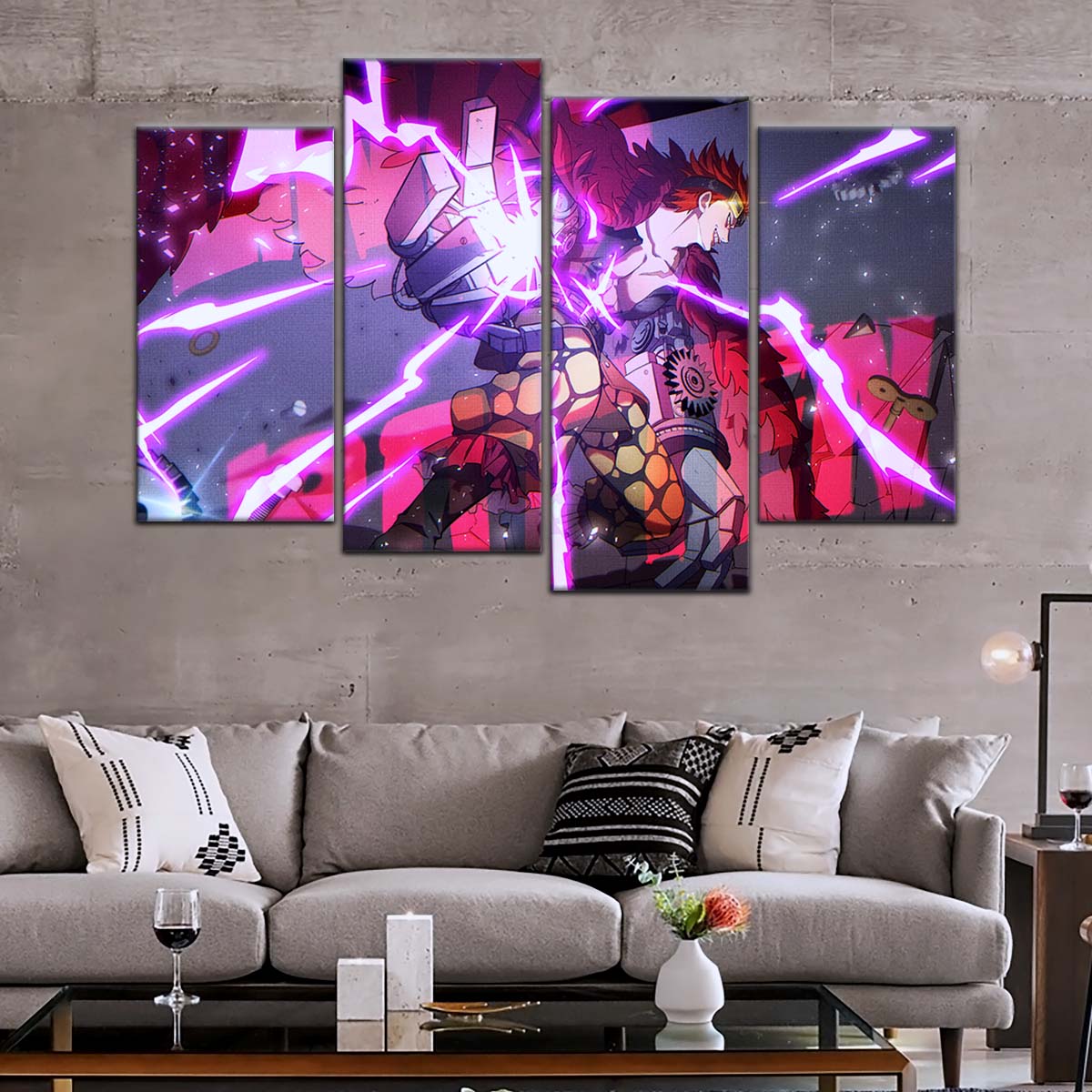 One Piece Wall Art - OP5030 - Eustass Kid Unleashed Stunning - One Piece Poster - One Piece Canvas