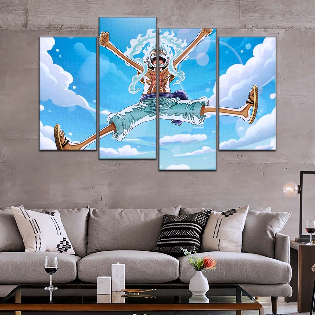 One Piece Wall Art - OP5031 - Monkey D. Luffy Gear 5 - One Piece Poster - One Piece Canvas