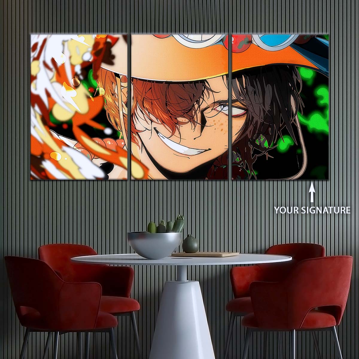 One Piece Wall Art - OP5034 - Portgas D. Ace - One Piece Poster - One Piece Canvas