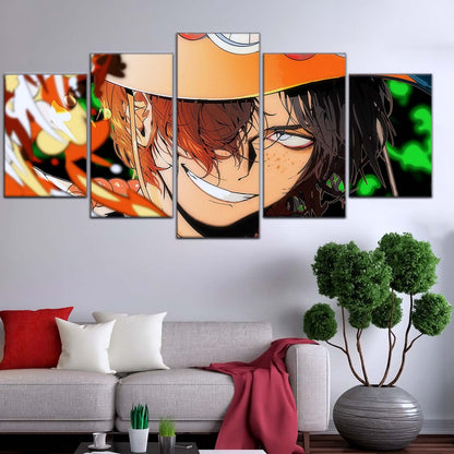 One Piece Wall Art - OP5034 - Portgas D. Ace - One Piece Poster - One Piece Canvas