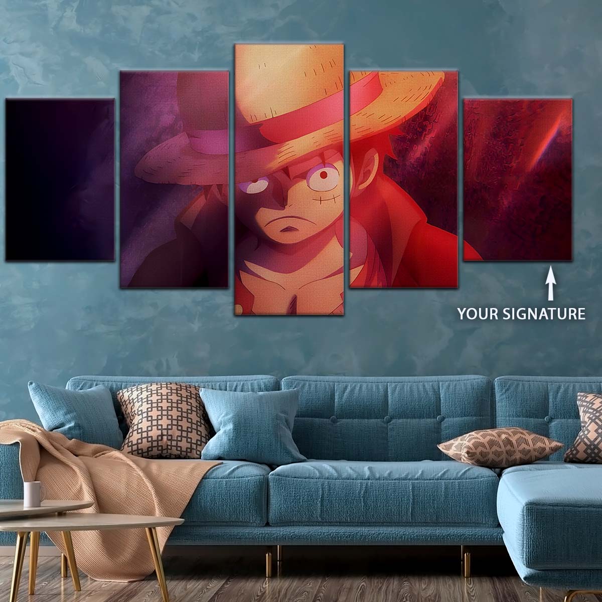 One Piece Wall Art - OP5036 - Monkey D. Luffy - One Piece Poster - One Piece Canvas