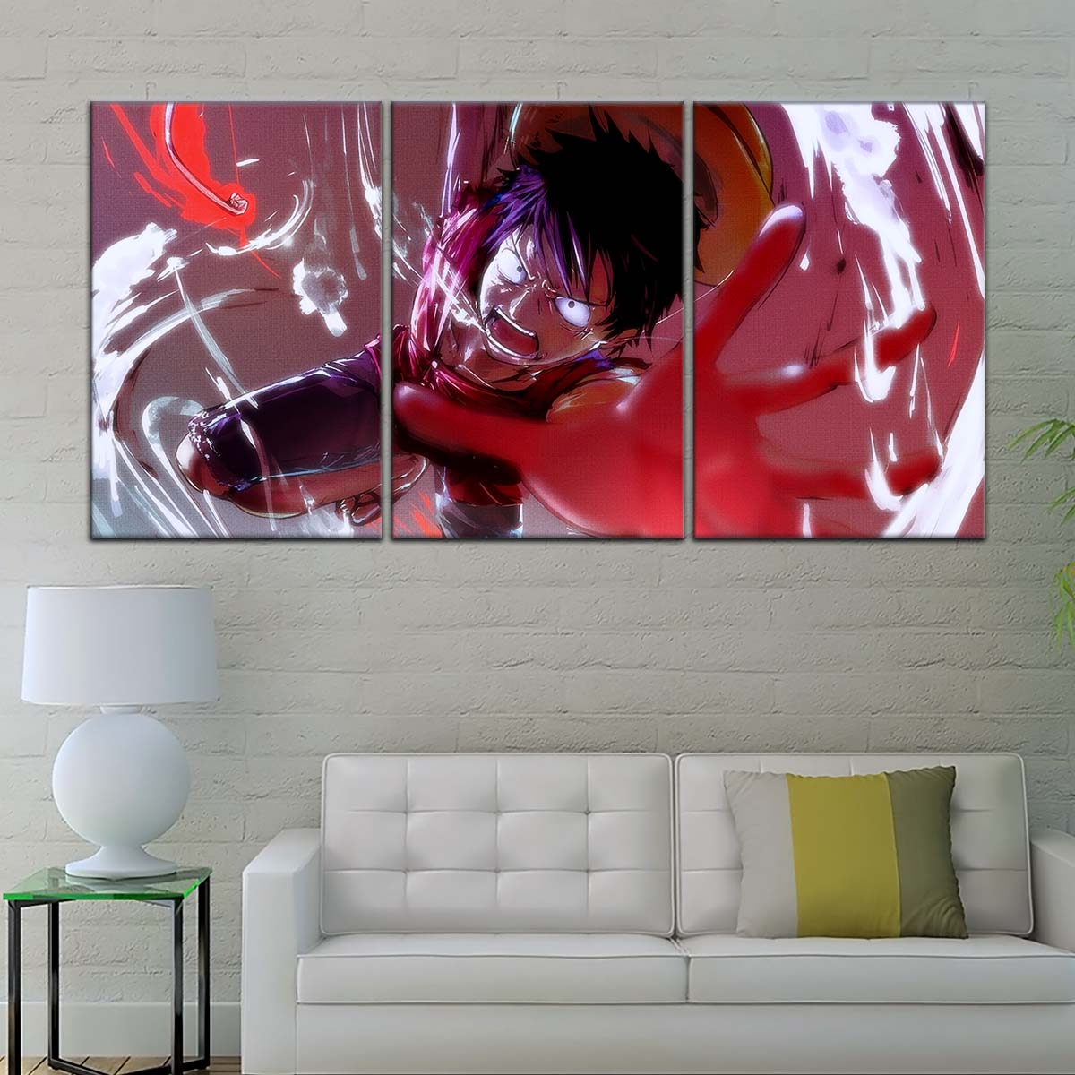 One Piece Wall Art - OP5037 - Monkey D. Luffy's Fierce Reach- One Piece Poster - One Piece Canvas