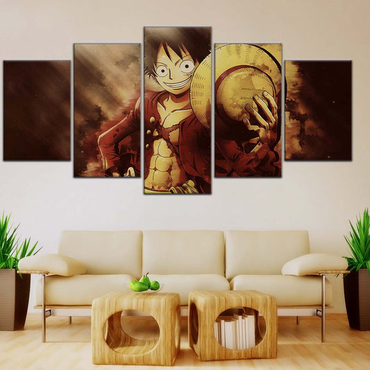 One Piece Wall Art - OP5038 - Monkey D. Luffy - One Piece Poster - One Piece Canvas
